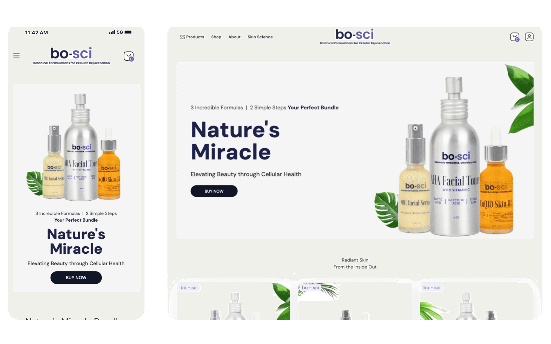 Bo-Sci - Revolutionizing Skincare eCommerce